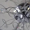 11 빛 현대 LED 럭셔리 크리스탈 샹들리에 거실 램프 lustres 드 Cristal 실내 조명 크리스탈 펜던트 샹들리에에 대 한