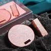 Kit de maquillage 2 en 1, version diamant de la sirène star sky, fard à paupières mat scintillant, rouge à lèvres mat, coffret cadeau 9832512