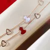 Bracelet Gourd Bracelet Jewelry Women Wedding jewelry 18K gold plated sterling Chain length 16 + 1.5 + 1.5cm1