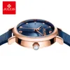 Julius montre pour femme pour petit poignet dames de haute qualité luxe bleu montres japon mouvement étanche en cuir horloge JA-1077