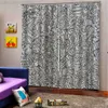 Morden curtains Customized size Luxury Blackout 3D Window Curtains For Living Room grey curtains