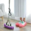 10 Paia Copriscarpe Mop Slipper Lazy House Lucidatura per pavimenti Pulizia Easy Foot Calzino Copriscarpe Mopping Lazy Shoe Cove1