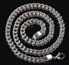 6mm 18K Gold Plating Figaro Link Chain Necklace Stainless Steel 18-24inch Hip Hop ewelry Trendy Fashion Whosales