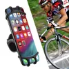 Supporto universale per telefono da bicicletta per 11 Pro Max Xiaomi Supporto per telefoni cellulari in silicone Supporto per clip per manubrio per moto Supporto GPS