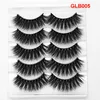 Handmade reusable 5 Pairs mink false eyelashes set thick natural long eyelash extensions 8 models DHL Free fake lashes