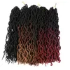 18" Gypsy Crotchet Braids Hair Synthetic Hair Extension 24 Roots/pcs Ombre Braid Hair LS18