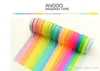 Washi Tape Maskering Papier Tape Rainbow Snoep Solid Color Truld Writing Paper Tape Fijne Verpakking 10pcs / Box MOQ5Boxs Gratis verzending