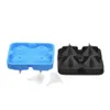 4 Cell Diamond Ice Ball Mold Silicone Ice Cube Tray Whisky Bal Maker Ice Cream Mallen vormen Chocoladevorm voor Party Bar