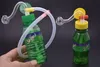 cheap mini protable travel plastic Mini drink bottle Bong Water pipe oil Rigs water pipe for smoking