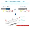 T8 LED 컬러 조명 2피트 3피트 4피트 8피트 V 형 LED 튜브 빨강 파랑 초록 노랑 오렌지 핑크 퍼플 컬러 형광등 교체 램프