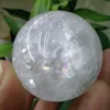 50mm klar optisk kalcit med regnbågar Sweet Iceland Spar Crystal Sphere Ball