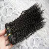 Kinky Curly Clip In Human Hair Extensions 8st Clip In Extensions Brasilianska Remy Hair 100% Human Hair