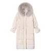 Abrigo de invierno para mujer de talla grande Casual algodón acolchado Manteau Femme Hiver 2020 Furry Hoodies manga larga coreano cálido Parka larga para mujer