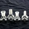 14mm 18mm Herb Slide Dab Pièces Bols En Verre Pour Bong Narguilé Herbe Sèche Tabac Bol Ash Catcher Conduites D'eau