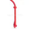 Bondage Red Long Queen Sexy Whip Flogger handtag Tassels Restraint Riding Crop Leather # R46