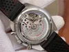 Om Top Luxury 40mm Watch Racing Chronograph 9900 Mechanical Movement Sapphire Mirror Super Moon Series Luxury Men Chronograph221d