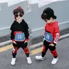 roupas menino primavera terno 2019 Nova Primavera e Outono versão coreana belos rapazes Primavera e no Outono de crianças