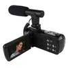 DV888 HD Cyfrowy aparat teleobiektywowy aparat fotograficzny 3-calowy wyświetlacz dotykowy z mikrofonem Reporter Video Wedding Travel Essential Gifts