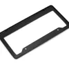 Freeshipping 2pcs Front Rear Carbon Fiber USA/Canada License Plate Frame Tag Cover Holder for Auto Truck Vehicles High Quality