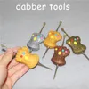 100pcs guanti di Thanos Wax Dabber strumenti cera dab strumento per olio cera dabber strumenti dab oil tools silicone dab rig bong in vetro