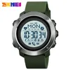 Men Digital Sport Calories Watches Thermometer Weather Forecast LED Watch Luxury Pedometer Compass Mileage Metronome Clock3216