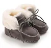 Kleinkindschuhe Baby Mokassins Lauflernschuhe Säugling Winter Weiche Sohle Stiefel Kinder Pelzfeece Schuhe Schnürschuhe Outdoor Prewalk Neugeborenenschuhe B7330