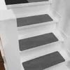 60x20 cm antideslizante escalera alfombra alfombra reutilizable lavable DIY piso para cocina sala de estar escalera almohadillas alfombra suave felpudo Y200527