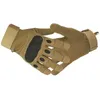 Sport en plein air tactique armée Airsoft tir vélo Combat sans doigts Paintball dur carbone jointure doigt complet gants de cyclisme2372848650