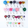 2019 28 inches Retractable Badge Reels Reel Clip Nurse Teacher Company Staff Office ID Name Badge Holder with Belt Clip