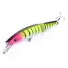 hengjia 140mm two jointed minnow fishing lures fishing tackle minnow lure 14cm 20 2g 4 hard plastic lures jm007 50pcs299S9796135