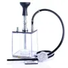 LED Hookah Recycler Oil Rigs Glass Bong Water Pipe Best Bongs Water Bong Acrylic Shisha Free Shipping