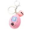 Söt nyckelring Mora Spel Keychain Rock Paper Sax Spela Toy Key Chain Rings Smycken Charm Hängsmycke Presenter Doll Round Egg Bag Tillbehör