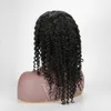 페루 130% 밀도 u 부품 가발 Remy Virgin Hair Kinky Curly 3A 3B 3C 큐티클 정렬 된 천연 검은 색 인간 머리 가발