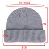 Mężczyźni Dzianiny Kapelusz Beanie Skullcap Sailor Cap Cuff Brimless Retro Czapki Kapelusz Kobiety Melon Czapka Docker Rybak Kapelusze Cycling Czapki