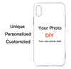 Custom Logo Case Personlig Anpassning Design Tryckt Case Coque för iPhone 11Promax XR max XR 6 6s 7 8 DIY Logo Photo Back Cover