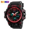 Wysokiej Jakości Marka Skmei Mężczyźni Zegarki Sportowe Cyfrowy Chronograf Podwójny Czas Zatch Alarm 50m Watwroof Led Light Relogio Masculino Wristwatch