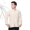 Ropa étnica tops china ropa de año nuevo chino estilo de moda chino tradicional camisa ropa para hombres ropa de china hombre kung hanfu hombres