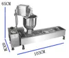 Máquina de rosquillas completamente automática, 110V, 220V, 3000W, equipo de procesamiento de alimentos, máquina para hacer rosquillas de acero inoxidable