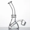 Set Mini Glass Beaker Bongs Water Pipes with 4mm quartz banger 10mm Female and male Joint Glass Oil Rigs Beaker Bongs