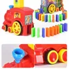 80 PC Domino Train 작은 열차 만화 장난감 친구들이 열차 놀이 자동차 장난감 아이들을위한 최고의 선물 무료 배송