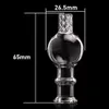 Glass Bubble Spinning Carb Cap Holder Stand för vattenpipa Terp Pearl 10mm 14mm 18mm kvartsbanger naglar