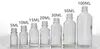 Flacone spray in vetro trasparente ad alta trasparenza 10ml 15ml 20ml 30ml 50ml 100ml Contenitori spruzzatore pompa in vetro puro per acqua cosmetica profumo