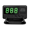 ZIQIAO Universal Car HUD Head-Up Display Tachimetro GPS - nero