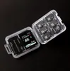 New 8 in 1 Plastic Case Box For TF Micro SD Memory Card for SDHC TF MS Protector Holder High Quality