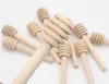 Vaisselle en bois 8CM Mini bâton de miel en bois trempettes miel tige d'agitation trempette outil de cuisine fourniture de fête