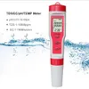 Waterproof 4 In 1 PH/TDS/EC/Temperature Meter Digital Water Quality Monitor Tester for Aquariums Pools Urine Laboratory Automatic Calibrati