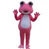 Cartoon Clothing 2019 Rabatt Factory Sale Anpassade maskot Green Frog Mascot Costume ADLUT Outfits Frog Cartoon Character Mascots