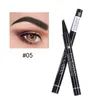 4 têtes fourchette liquide peinture sourcil tatouage crayon noir marron couleur étanche naturel sourcil stylo yeux maquillage