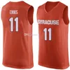 Syracuse Orange College # 11 Oshae Brissett Basketball Jersey Tyler Ennis # 12 Brendan Paul Mens Ed Numéro personnalisé Nom des maillots