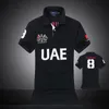 Hoge kwaliteit shirt heren korte mouw Londen New York Milaan Dubai stad korte mouwen grote paard borduurwerk polo t-shirts Number250t